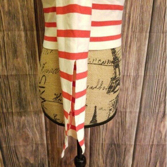 Adorable Topshop Striped Wide Neck Top - Picture 2 of 6